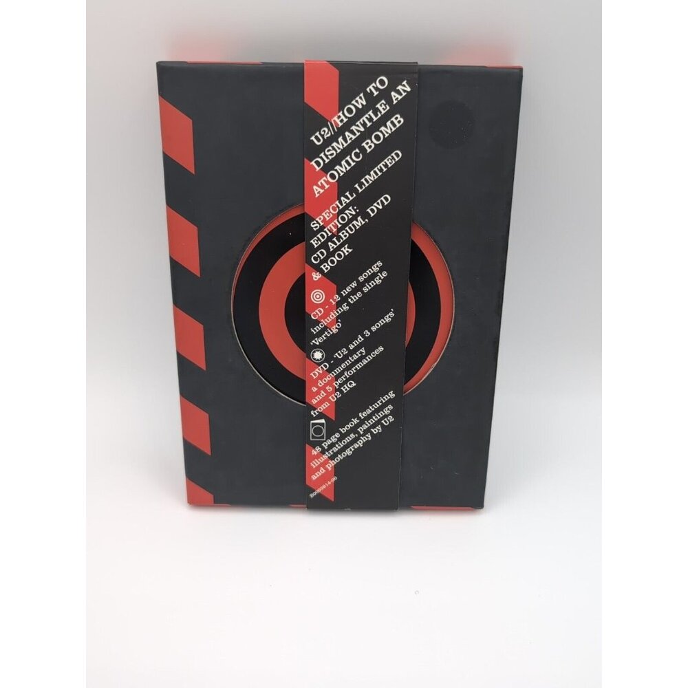 U2 How to Dismantle an Atomic Bomb CD + DVD + doc 5 performances 48 page Book